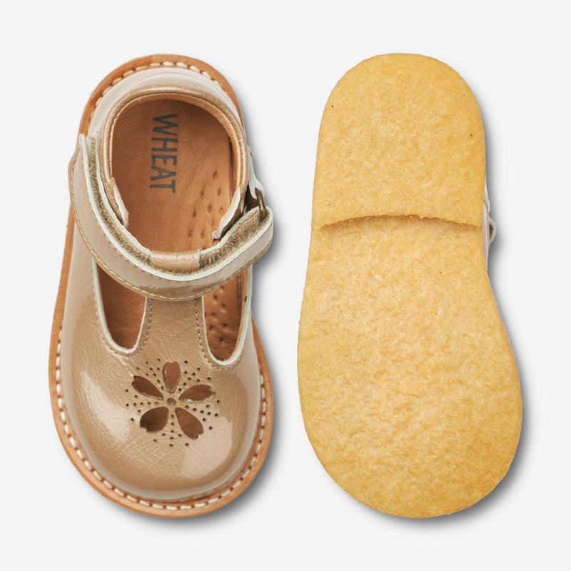 Wheat Footwear Lauflernschuh Asta Mary Jane | Baby Prewalkers 9011 beige