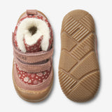 Wheat Footwear Lauflernschuh Dowi Klett Tex | Baby Prewalkers 2077 red flowers