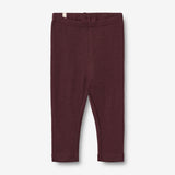 Wheat Wool  Leggings aus Merinowolle | Baby Leggings 2118 aubergine