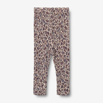 Wheat Wool  Leggings aus Merinowolle | Baby Leggings 1493 purple flowers