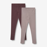 Wheat Main Leggings mit Ripp-Struktur Maddy Legging 9581 purple fudge