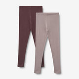 Wheat Main Leggings mit Ripp-Struktur Maddy Legging 9581 purple fudge