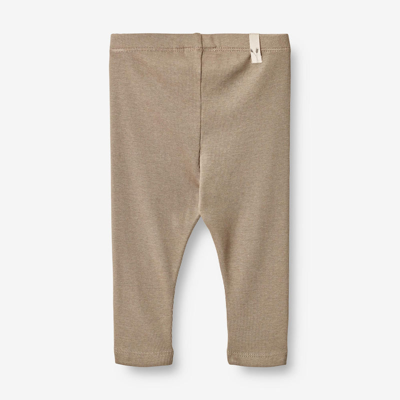 Wheat Main  Leggings mit Ripp-Struktur Maddy | Baby Leggings 0094 greybrown