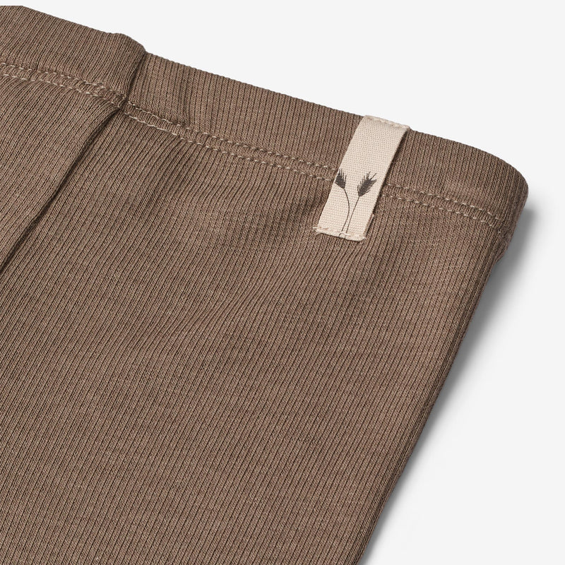 Wheat Main  Leggings mit Ripp-Struktur Maddy | Baby Leggings 0094 greybrown