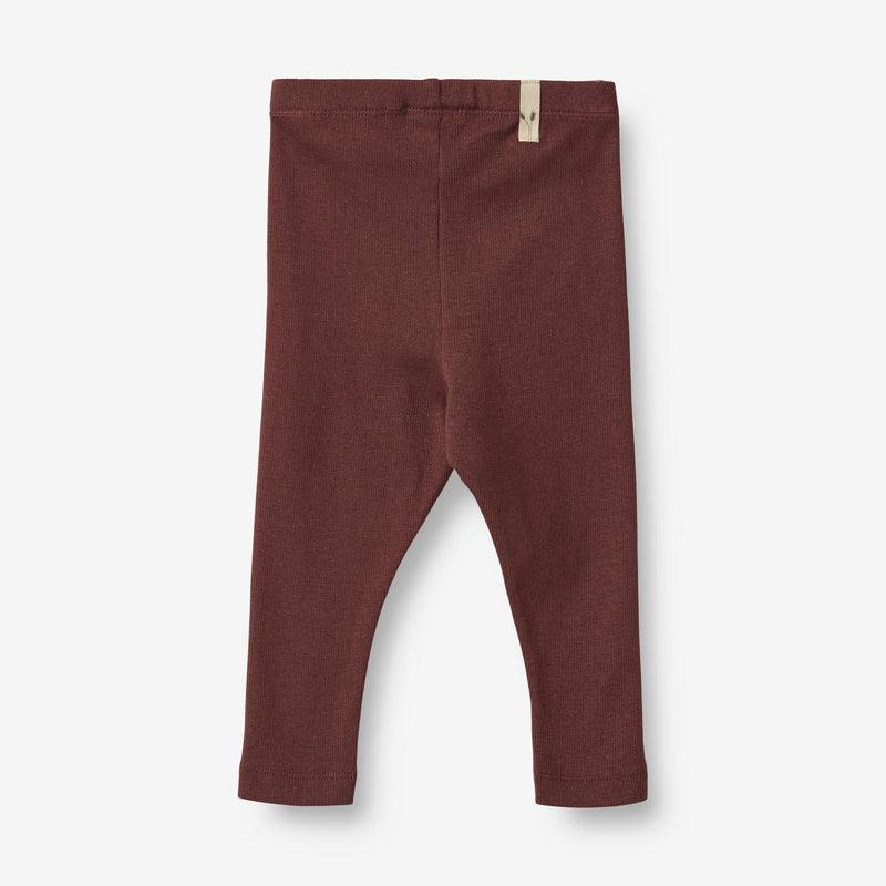 Wheat Main  Leggings mit Ripp-Struktur Maddy | Baby Leggings 2118 aubergine