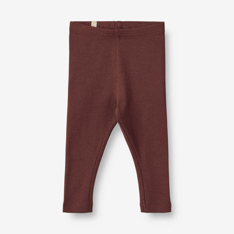 Wheat Main  Leggings mit Ripp-Struktur Maddy | Baby Leggings 2118 aubergine