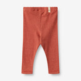 Wheat Main  Leggings mit Ripp-Struktur Maddy | Baby Leggings 1952 paprika stripe