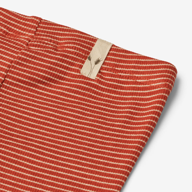 Wheat Main  Leggings mit Ripp-Struktur Maddy | Baby Leggings 1952 paprika stripe