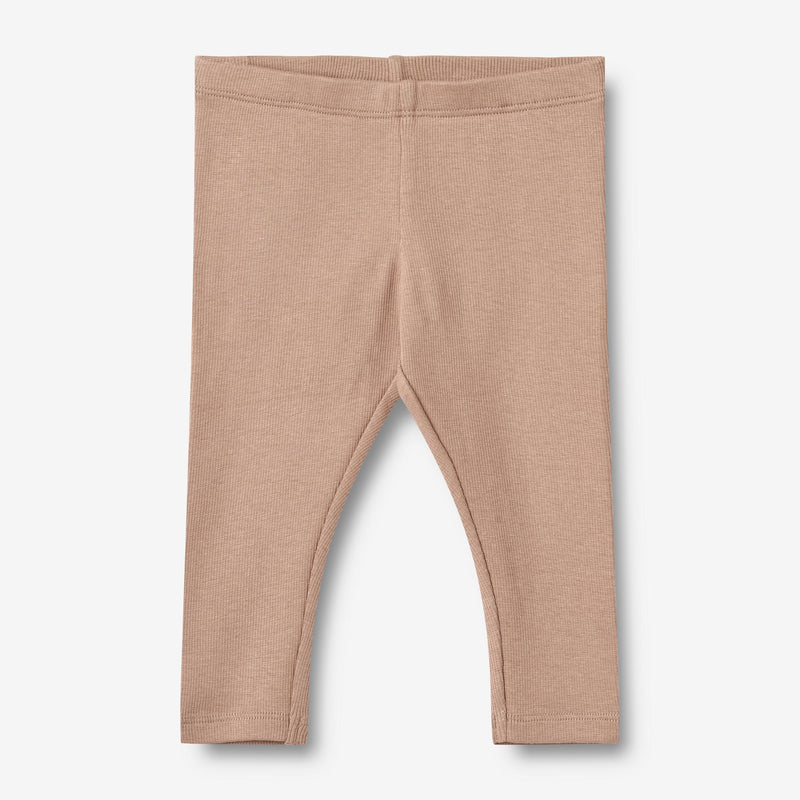 Wheat Main Leggings mit Ripp-Struktur Maddy | Baby Leggings 1164 nougat rose