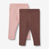 Wheat Main Leggings mit Ripp-Struktur Maddy | Baby Leggings 1189 rose frost eggplant