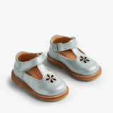 Wheat Footwear  Mary Jane Asta Crepe 4030 light blue