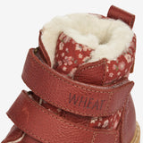 Wheat Footwear Moon Klett Tex Print Winter Footwear 2072 red