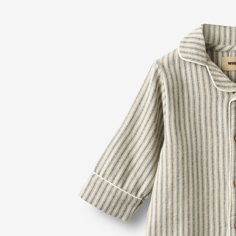 Wheat Main Nachtanzug Lennie Home 9585 blue stripe