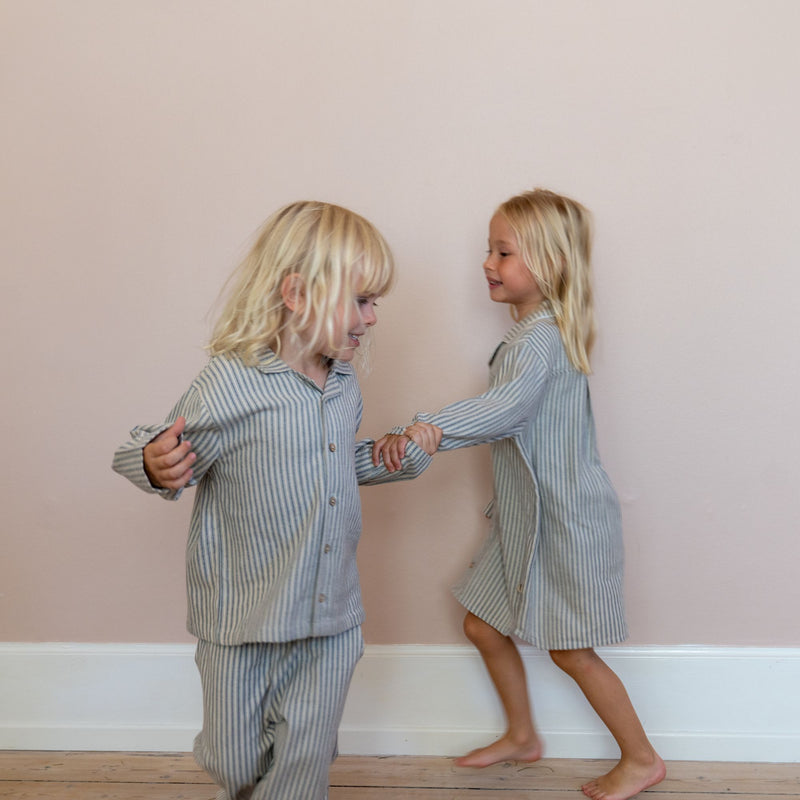 Wheat Main Nachthemd Sylva Home 9585 blue stripe