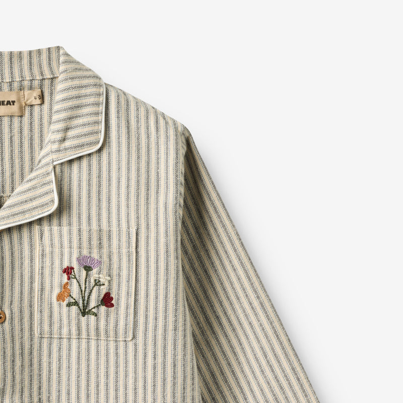 Wheat Main Nachthemd Sylva Home 9585 blue stripe