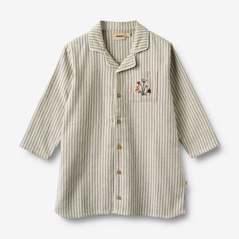 Wheat Main Nachthemd Sylva Home 9585 blue stripe