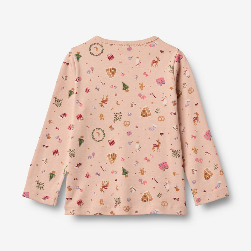 Wheat Main Nachtwäsche Mila Home 9589 rose dust holiday