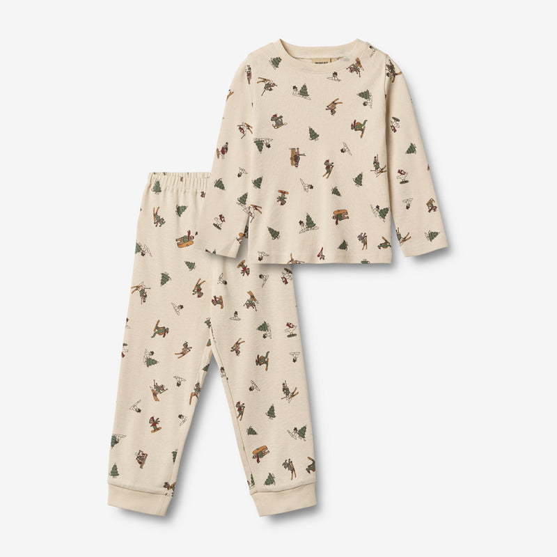 Wheat Main Nachtwäsche Milan Home 9587 offwhite winterland