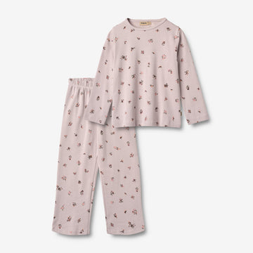 Wheat Main Nachtwäsche Picoting Mila Home 1353 soft lilac flowers