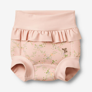 Wheat Main Neopren-Badehose Rita Swimwear 9450 powder checked flowers