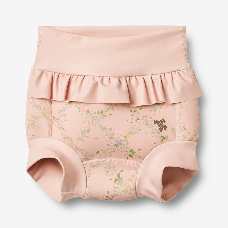 Wheat Main Neopren-Badehose Rita Swimwear 9450 powder checked flowers