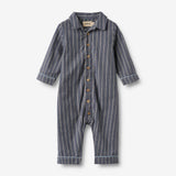 Wheat Main Night suit Lennart Home 4339 blue holiday stripe