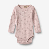 Wheat Main Oberteil L/S Roselinde Body 1358 lilac flowers