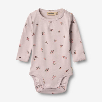 Wheat Main Oberteil L/S Roselinde Body 1353 soft lilac flowers