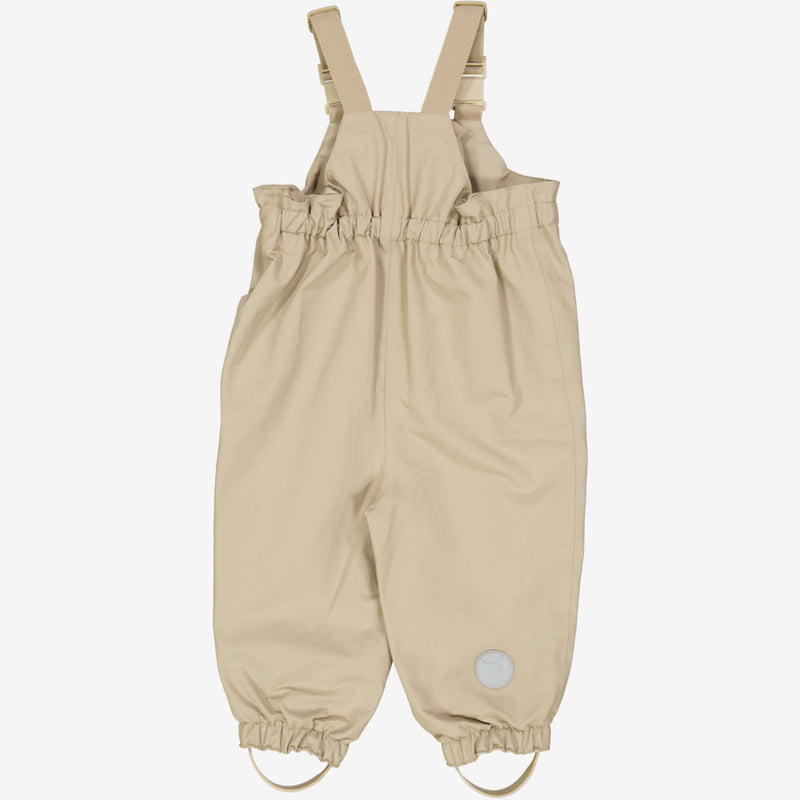 Wheat Outerwear Outdoor Latzhose Robin Tech | Baby Trousers 0070 gravel