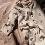 Wheat Main Overall Bendji Jumpsuit 9587 offwhite winterland