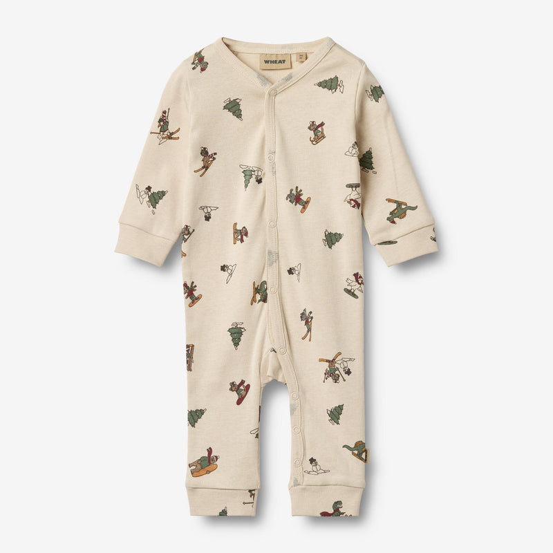 Wheat Main Overall Bendji Jumpsuit 9587 offwhite winterland