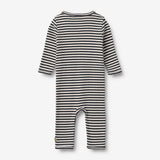 Wheat Main Overall ohne Füße Dusty Jumpsuit 9432 navy rib stripe