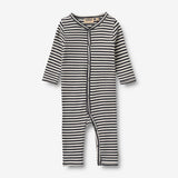 Wheat Main Overall ohne Füße Dusty Jumpsuit 9432 navy rib stripe