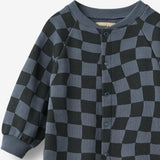 Wheat Main Overall L/S Lilo Jumpsuit 1311 navy blue check