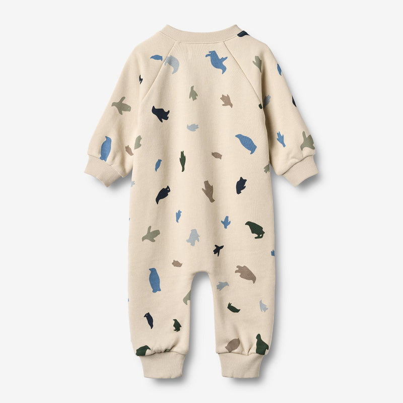 Wheat Main Overall L/S Lilo Jumpsuit 9563 offwhite penguins