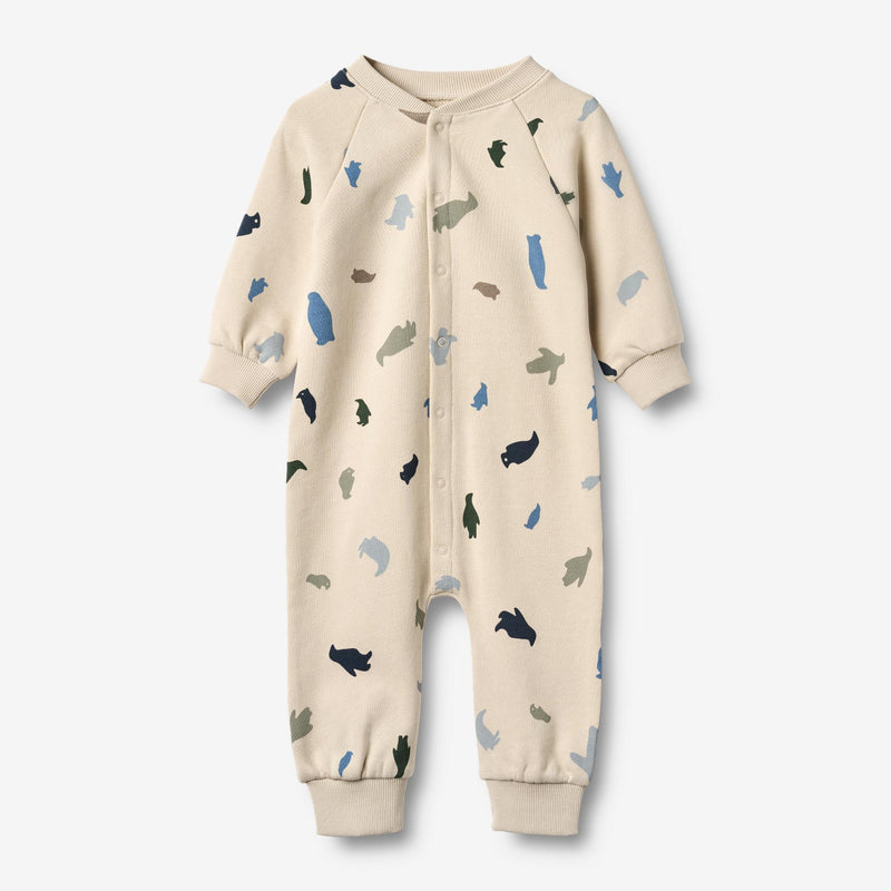 Wheat Main Overall L/S Lilo Jumpsuit 9563 offwhite penguins