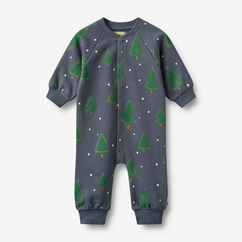 Wheat Main Overall Lilo Jumpsuit 9586 greyblue holiday