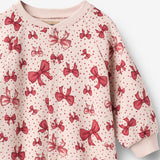 Wheat Main Overall Lilo Jumpsuit 9749 almond peach bows