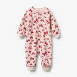 Wheat Main Overall Lilo Jumpsuit 9749 almond peach bows