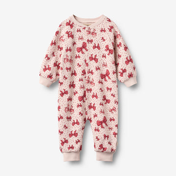 Wheat Main Overall Lilo Jumpsuit 9749 almond peach bows