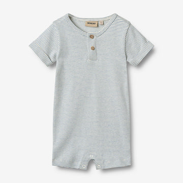 Wheat Main Kurzarm Overall Alfred Jumpsuit 1048 blue stripe