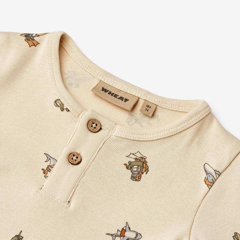 Wheat Main Overall S/S Alfred Jumpsuit 9413 beach friends