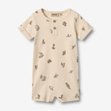 Wheat Main Overall S/S Alfred Jumpsuit 9413 beach friends
