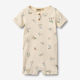 Wheat Main Overall S/S Alfred Jumpsuit 9669 whale friends