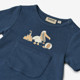 Wheat Main Overall S/S Per Jumpsuit 1042 blue waves