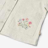 Wheat Main Overshirt-Stickerei Ghita Shirts and Blouses 9444 summer blue stripe