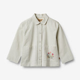 Wheat Main Overshirt-Stickerei Ghita Shirts and Blouses 9444 summer blue stripe