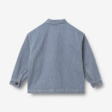 Wheat Main Overshirt Cole Jacket 1185 denim stripe
