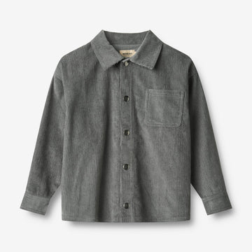 Wheat Main Overshirt L/S Marcel Shirt 9619 dark charcoal