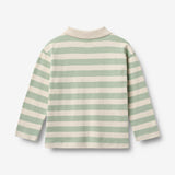 Wheat Main Polohemd L/S Fred Blouse 9647 mint stripe